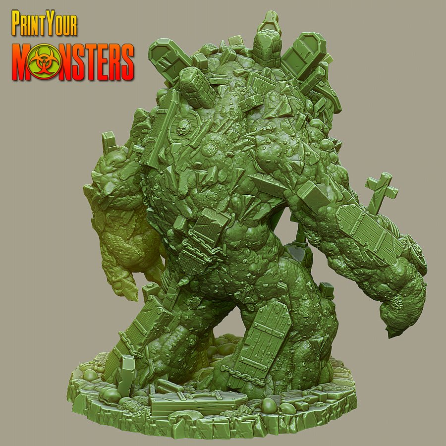 Graveyard Elemental (60mm), 28/32mm resin miniatures for TTRPG and wargames - Ravenous Miniatures