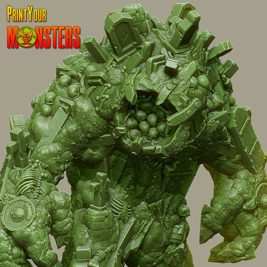 Graveyard Elemental (60mm), 28/32mm resin miniatures for TTRPG and wargames - Ravenous Miniatures