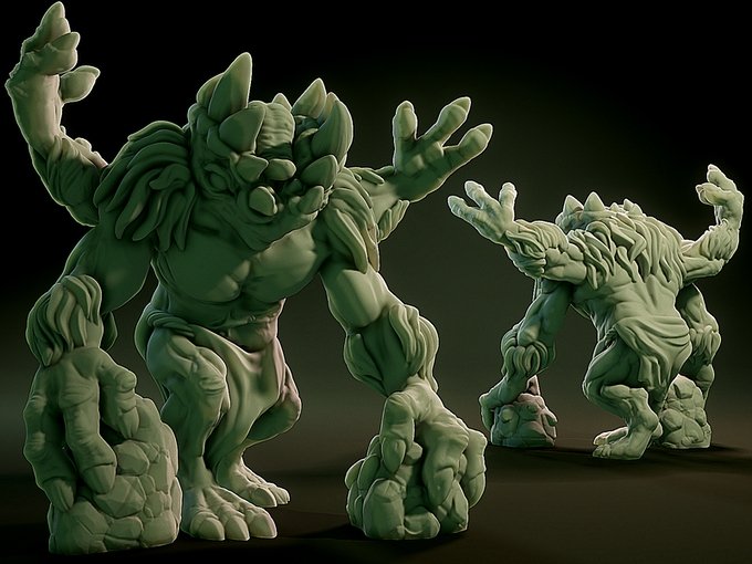 Gug, Resin miniatures 11:56 (28mm / 34mm) scale - Ravenous Miniatures