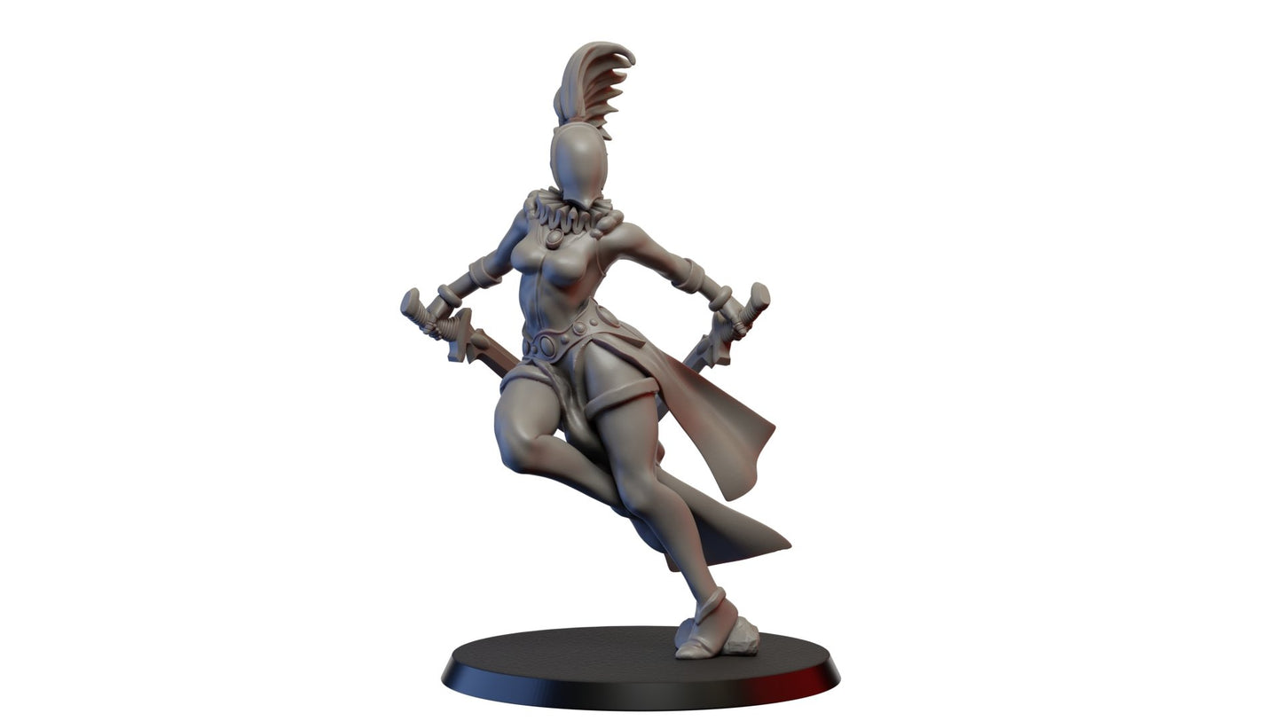 Harlequins Troops, Resin miniatures 11:56 (28mm / 32mm) scale - Ravenous Miniatures