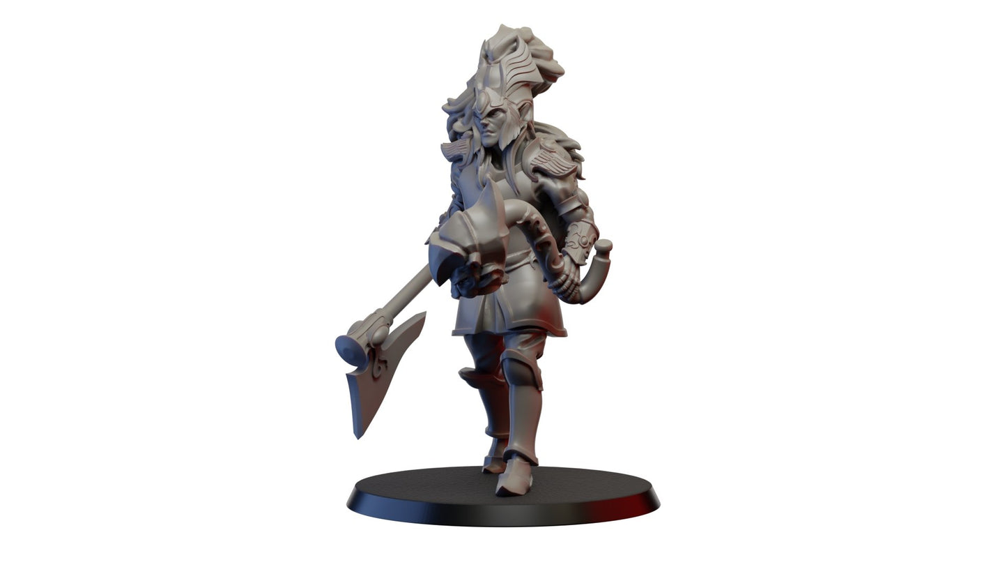 High Elf Lion warriors, Resin miniatures 11:56 (28mm / 32mm) scale - Ravenous Miniatures