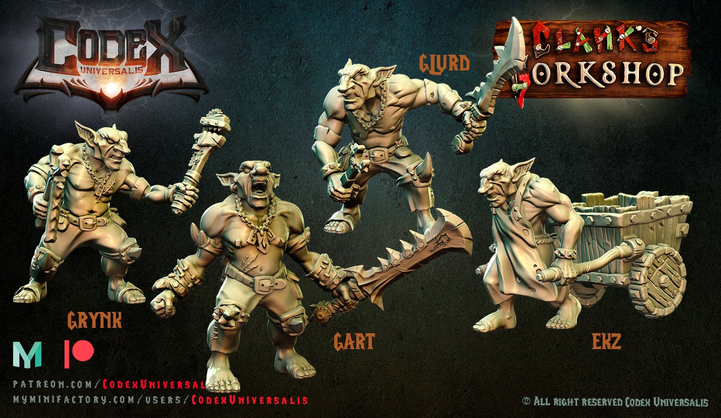 Hobgoblin, Resin miniatures 11:56 (28mm / 32mm) scale - Ravenous Miniatures
