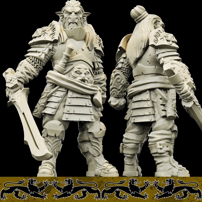 Hobgoblin, Resin miniatures 11:56 (28mm / 34mm) scale - Ravenous Miniatures