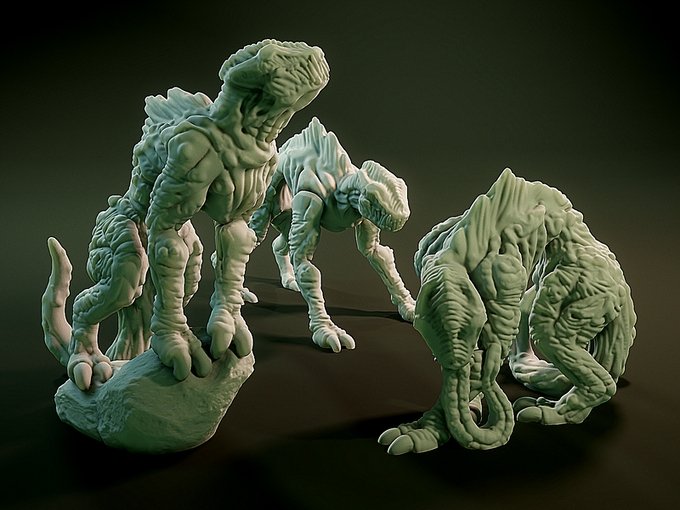 Hound of Tindalos, Resin miniatures 11:56 (28mm / 34mm) scale - Ravenous Miniatures