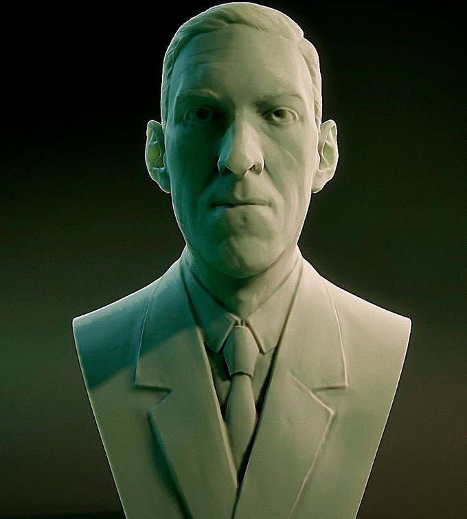 HPLovecraft bust, Resin miniatures 11:56 (28mm / 34mm) scale - Ravenous Miniatures