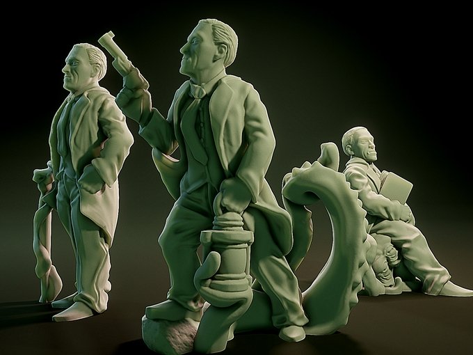HPlovecraft, Resin miniatures 11:56 (28mm / 34mm) scale - Ravenous Miniatures