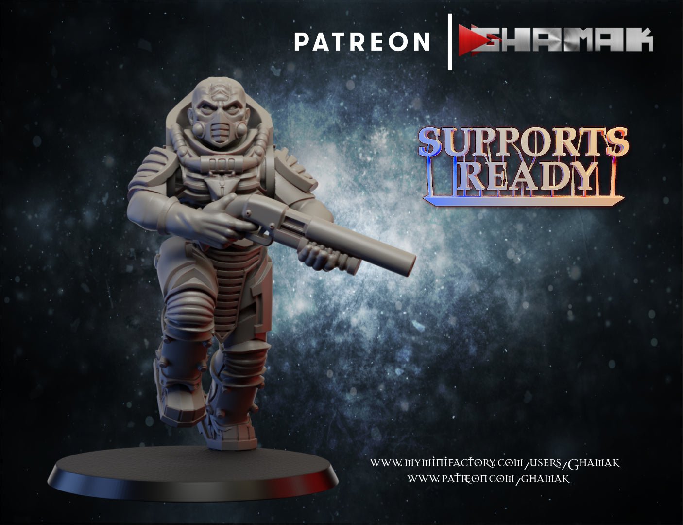 Humanoid Hybrid, Resin miniatures 11:56 (28mm / 32mm) scale - Ravenous Miniatures