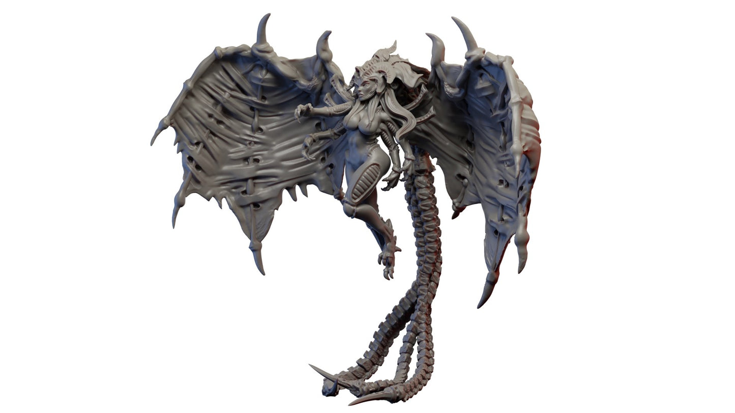 Hybrids Matriarch, Resin miniatures 11:56 (28mm / 32mm) scale - Ravenous Miniatures