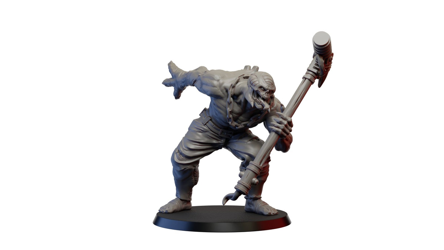 Hybrids Monster, Resin miniatures 11:56 (28mm / 32mm) scale - Ravenous Miniatures