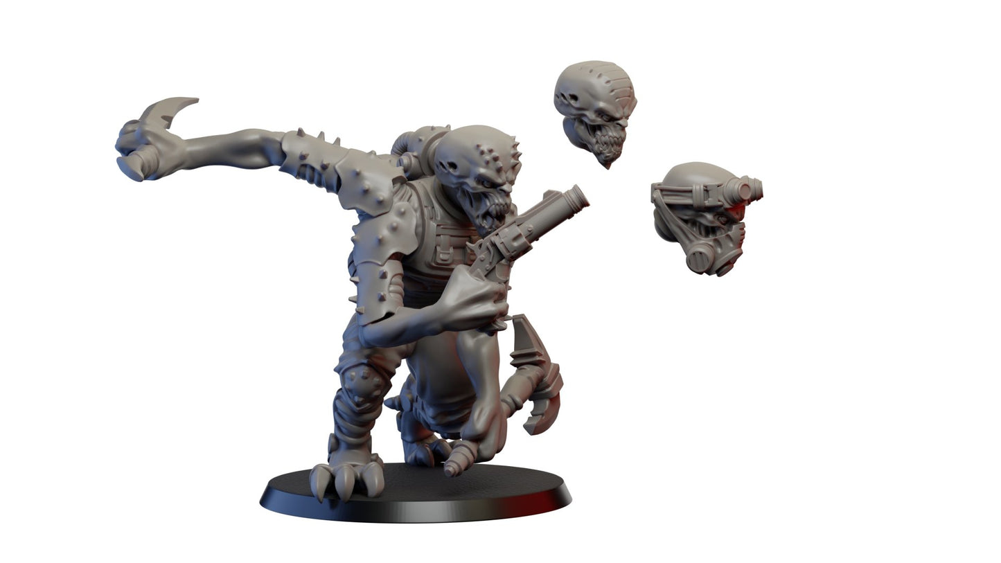 Hybrids, Resin miniatures 11:56 (28mm / 32mm) scale - Ravenous Miniatures