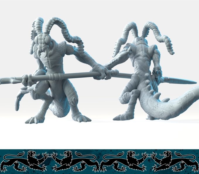 Ice Evil, Resin miniatures 11:56 (28mm / 32mm) scale - Ravenous Miniatures