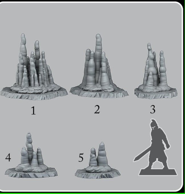 Ice Stalagmites - Ravenous Miniatures