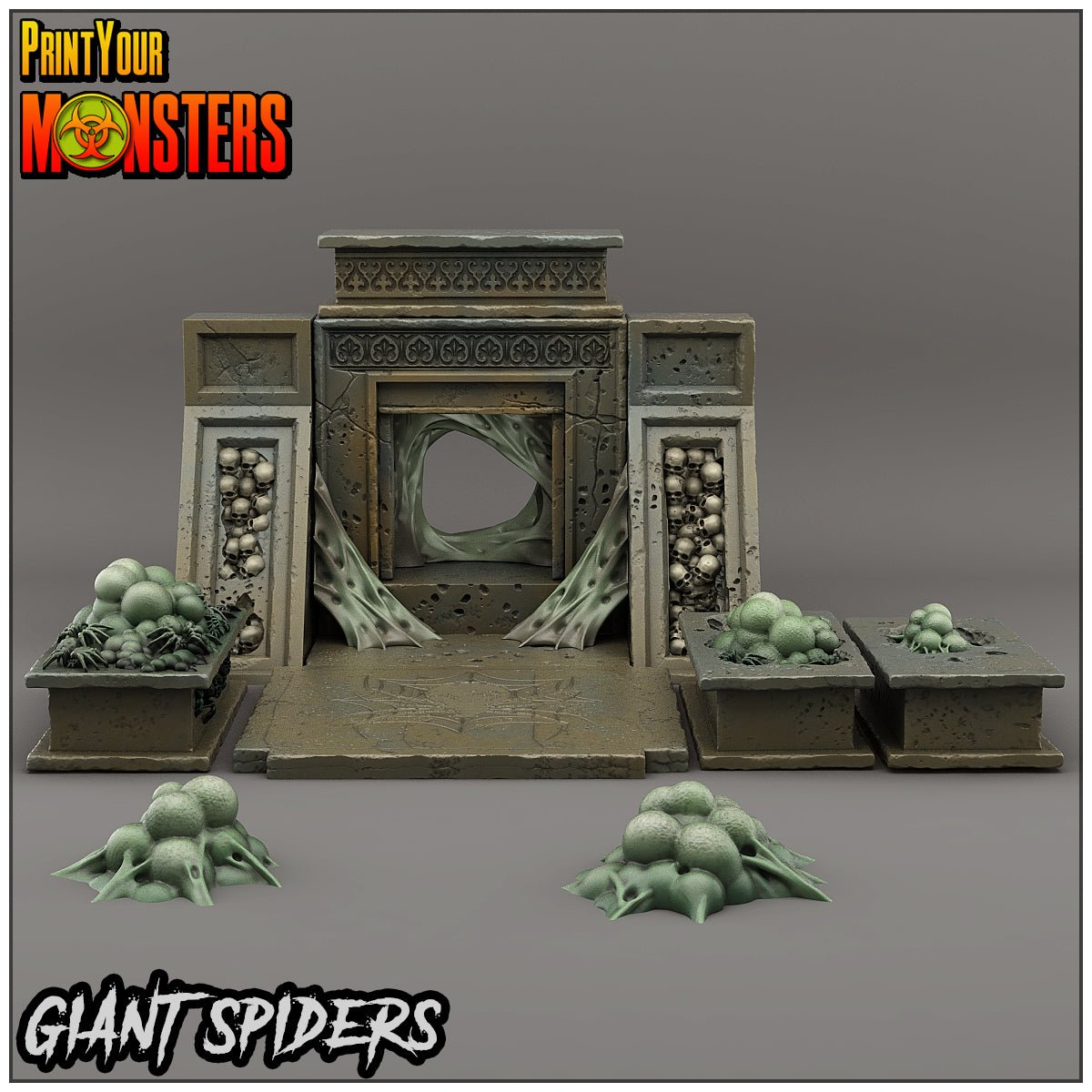Infested Temple entrance - Ravenous Miniatures