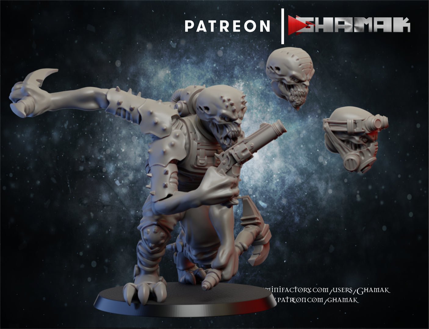 Insect Hybrid, Resin miniatures 11:56 (28mm / 32mm) scale - Ravenous Miniatures