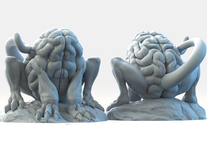 Intellect Devourer, Resin miniatures 11:56 (28mm / 32mm) scale - Ravenous Miniatures