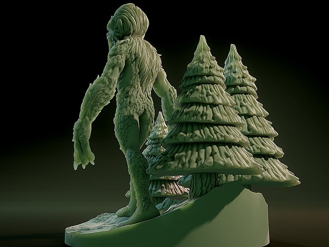 Ithaqua, Resin miniatures 11:56 (28mm / 34mm) scale - Ravenous Miniatures