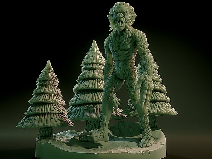 Ithaqua, Resin miniatures 11:56 (28mm / 34mm) scale - Ravenous Miniatures