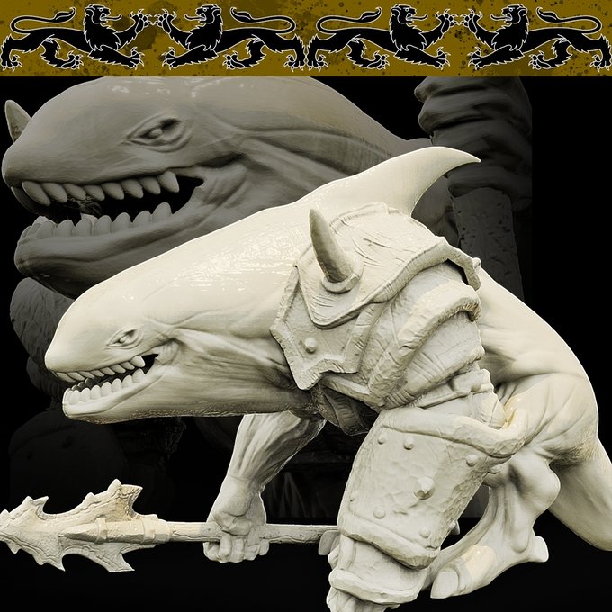 Jikax, Resin miniatures 11:56 (28mm / 34mm) scale - Ravenous Miniatures