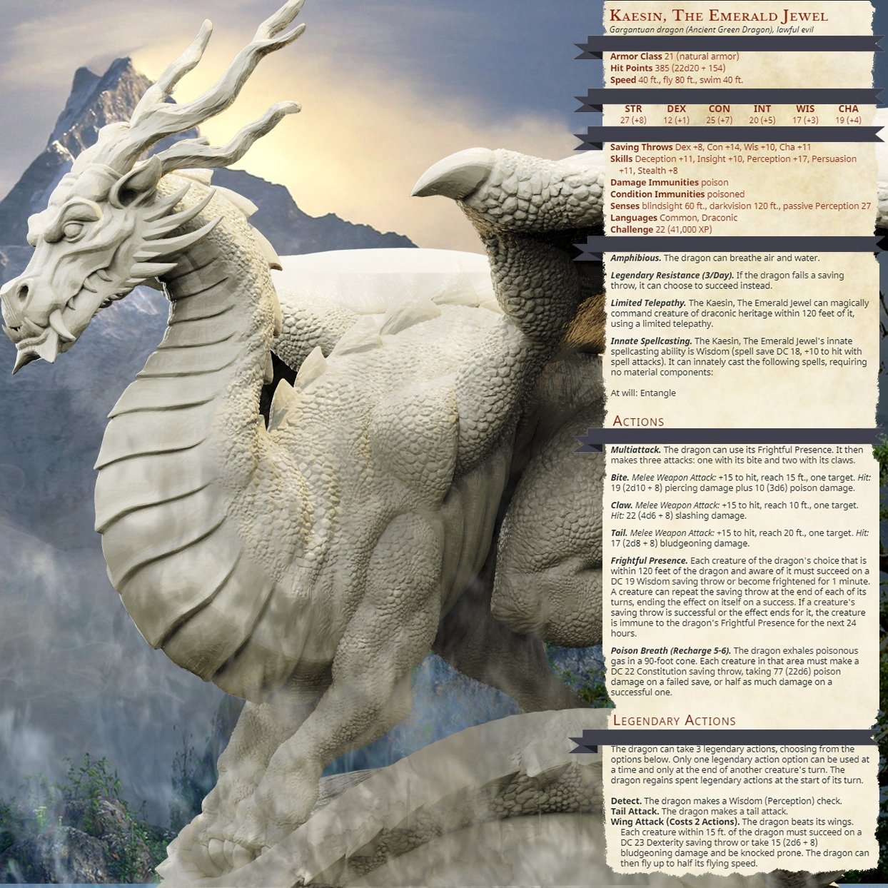 Kaesin, Resin miniatures 11:56 (28mm / 34mm) scale - Ravenous Miniatures
