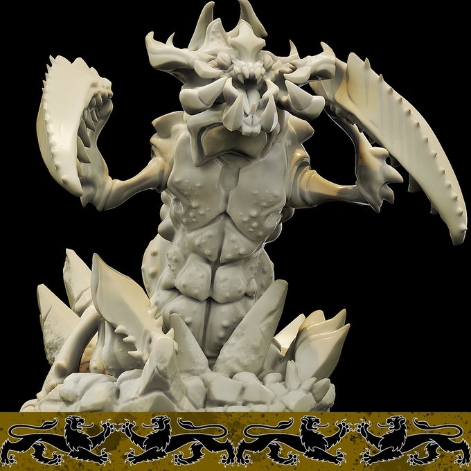 Khepri, Resin miniatures 11:56 (28mm / 34mm) scale - Ravenous Miniatures