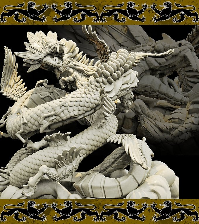 Kukulkan, Resin miniatures 11:56 (28mm / 34mm) scale - Ravenous Miniatures