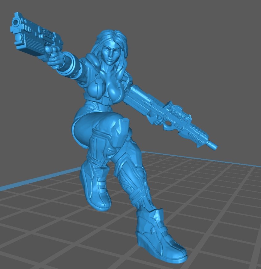 LIEZEL_KUROSAWA, 3d Printed Resin Miniatures - Ravenous Miniatures
