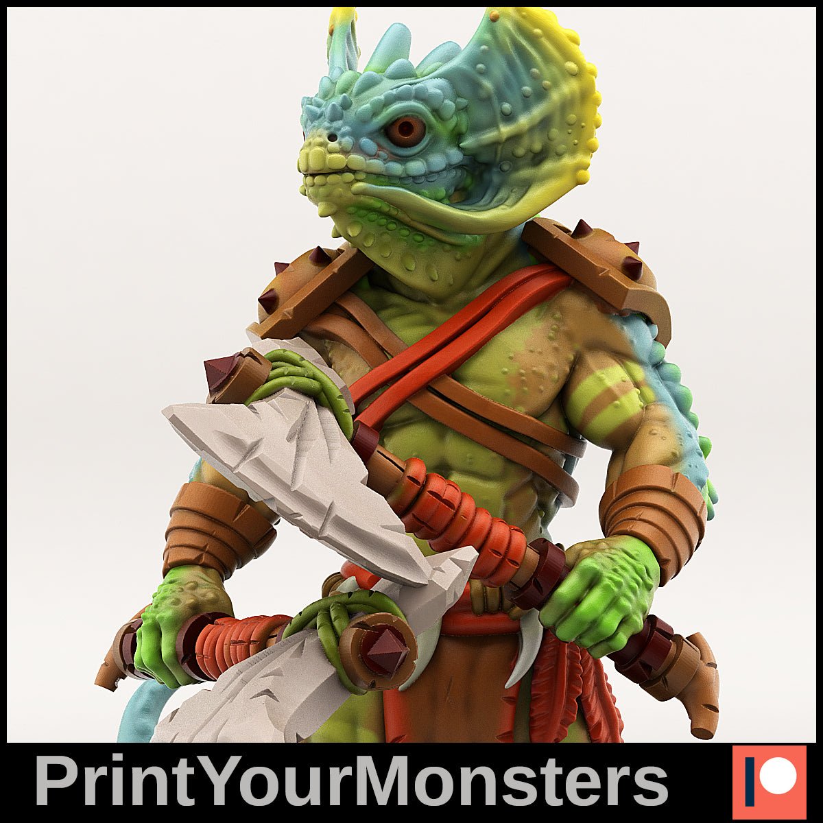 Lizardfolk warrior - Ravenous Miniatures