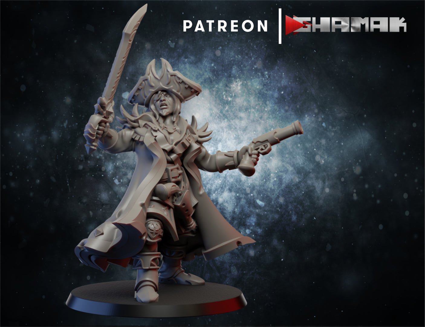 Male Vampire, Resin miniatures 11:56 (28mm / 32mm) scale - Ravenous Miniatures
