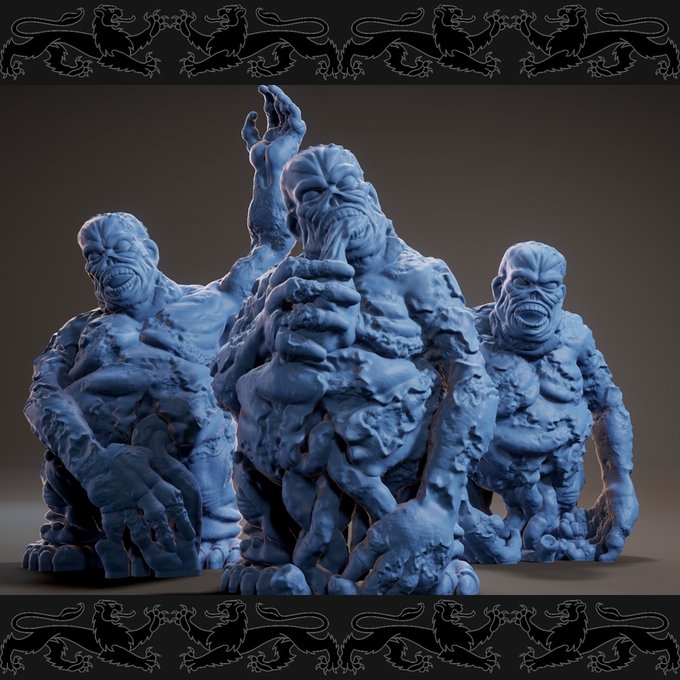 Mane, Resin miniatures 11:56 (28mm / 34mm) scale - Ravenous Miniatures