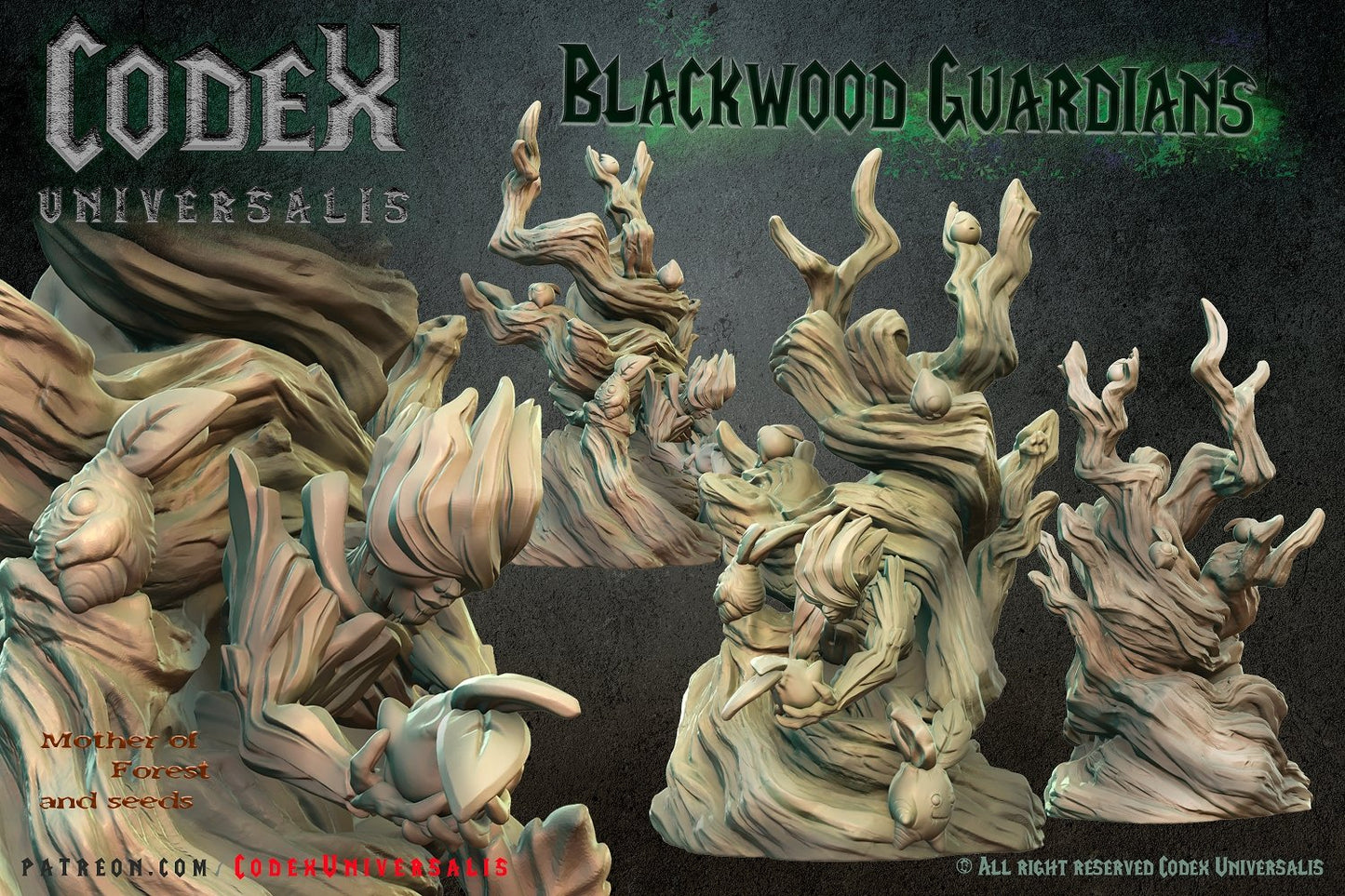 Mother of Forest & seeds, Resin miniatures 11:56 (28mm / 32mm) scale - Ravenous Miniatures