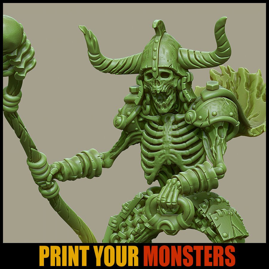 Mounted Skeleton (no mount) - Ravenous Miniatures