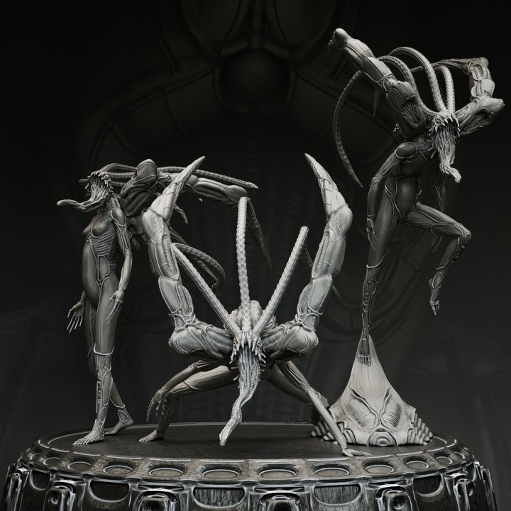 Nightmare Angels, Resin miniatures 11:56 (28mm / 32mm) scale - Ravenous Miniatures