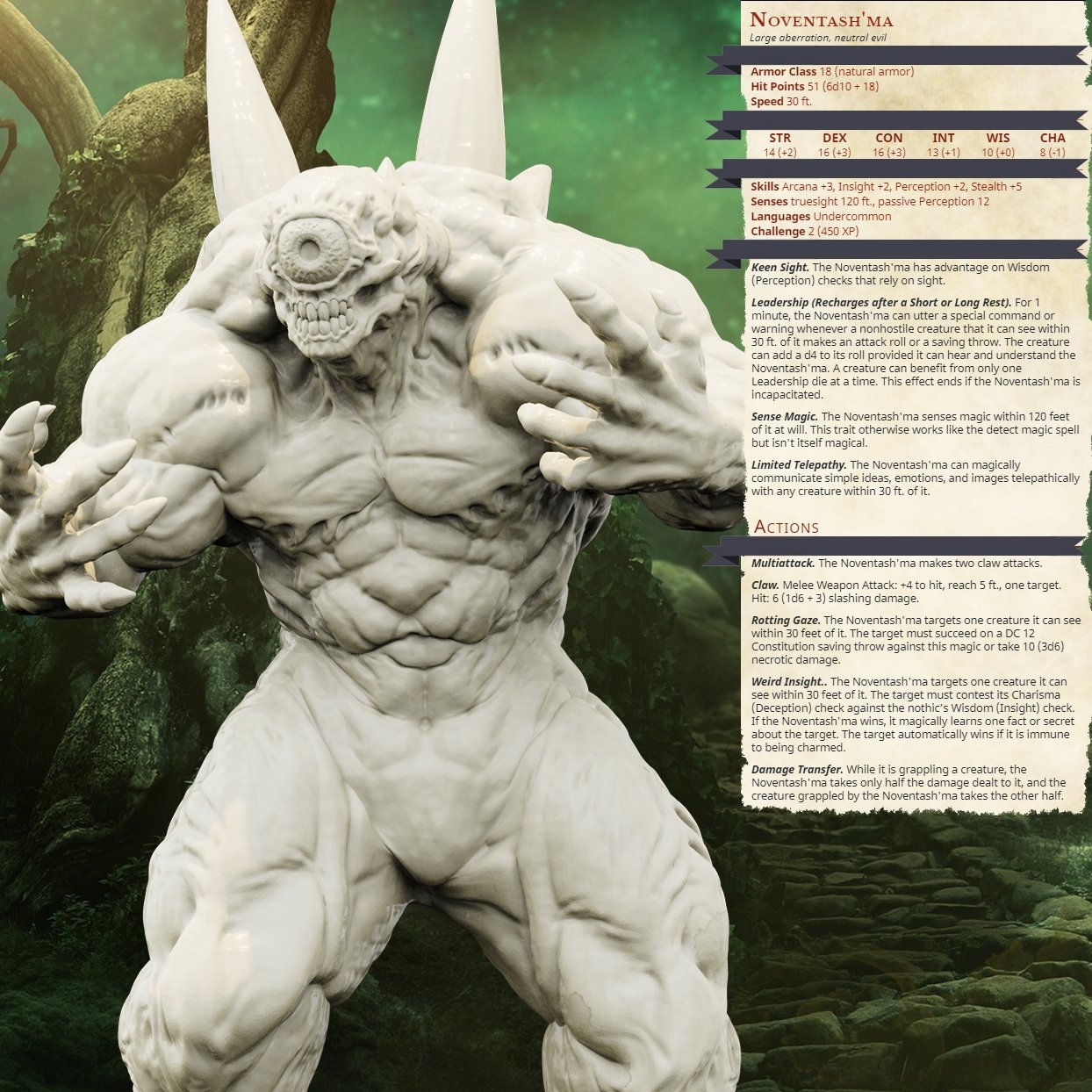 Noventash'ma, Resin miniatures 11:56 (28mm / 34mm) scale - Ravenous Miniatures