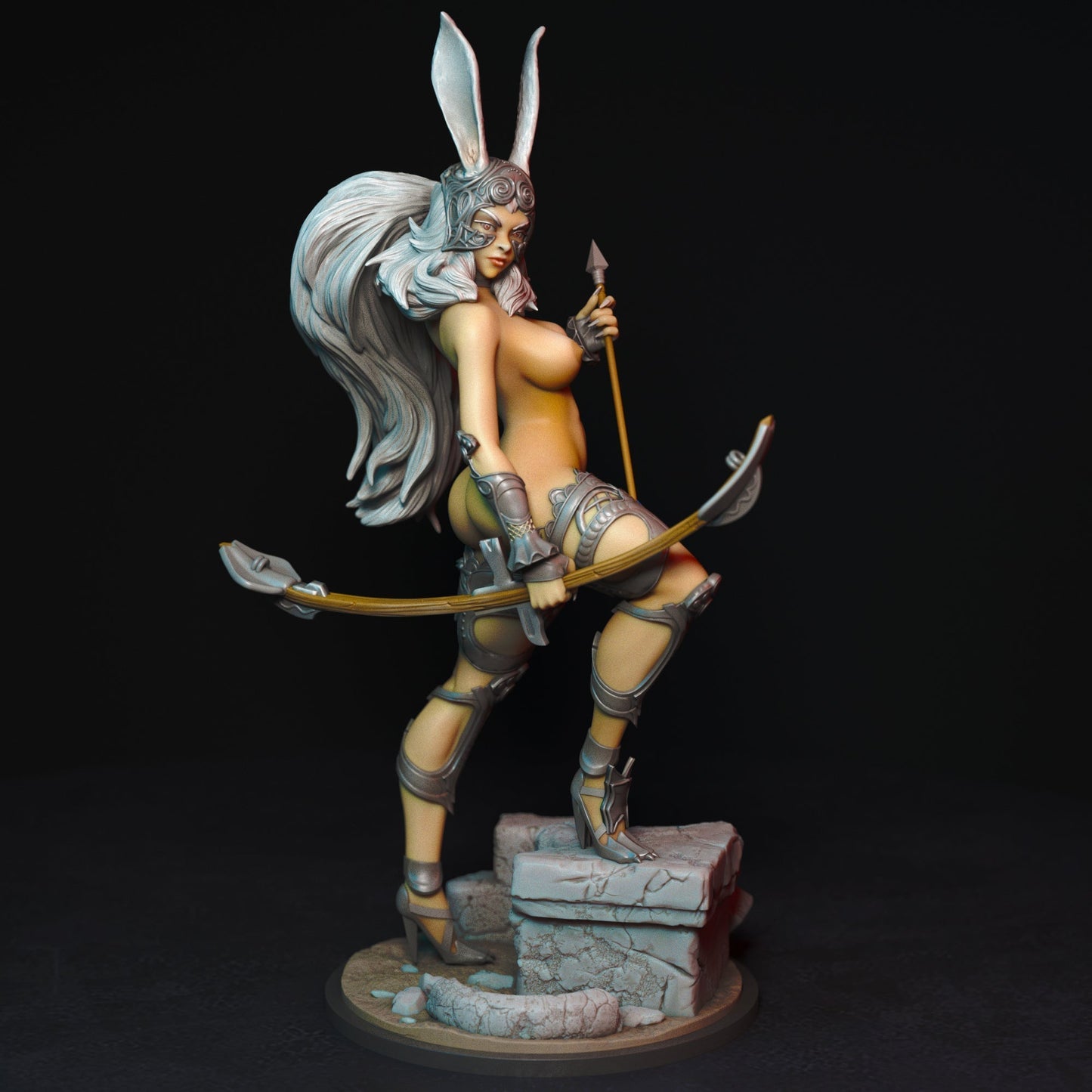 NSFW Bunny Archer, Models by Torrida - Ravenous Miniatures