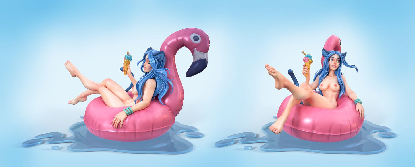 NSFW Katty, Resin miniatures by RAW - Ravenous Miniatures