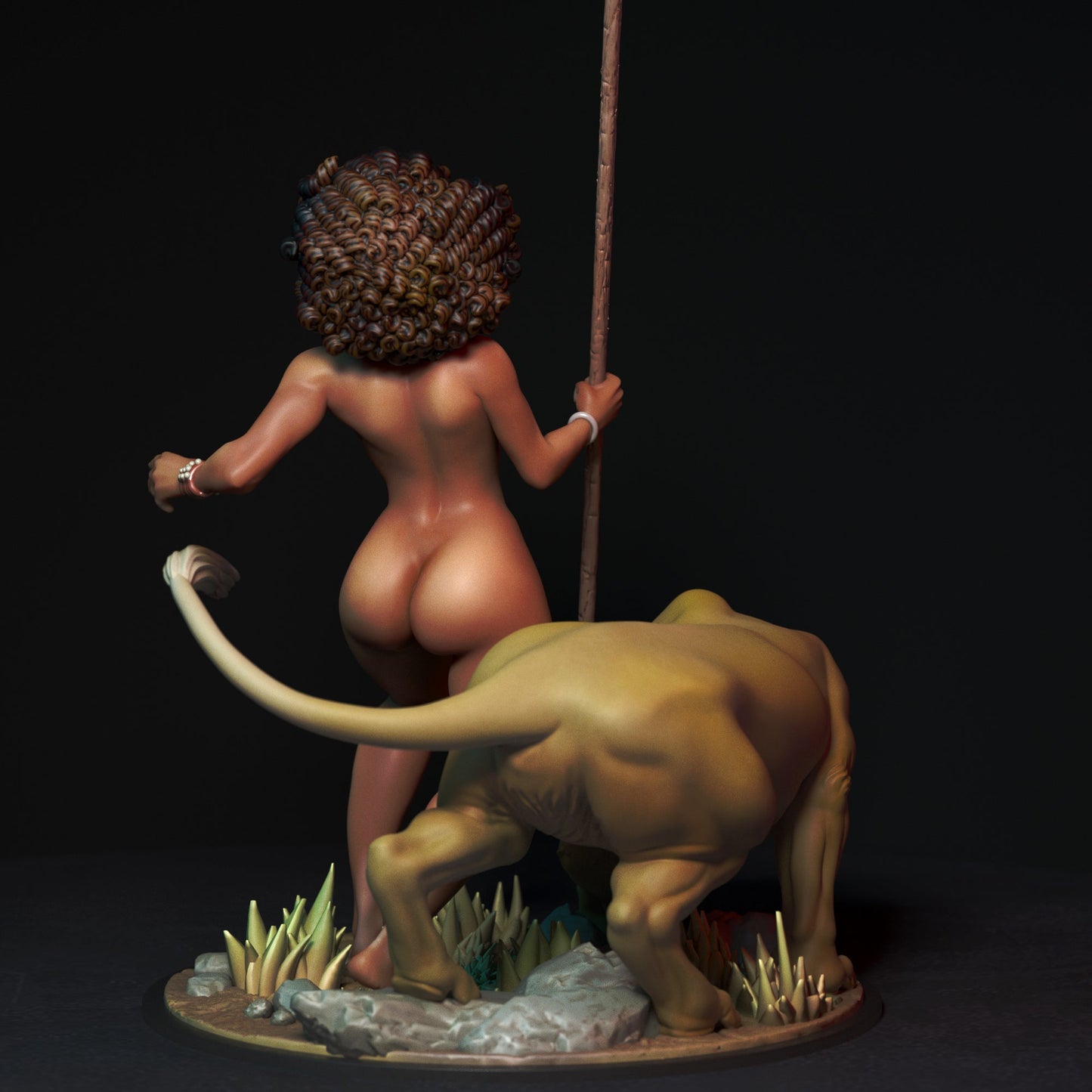 NSFW Lioness, Pin-up Miniatures by Torrida - Ravenous Miniatures