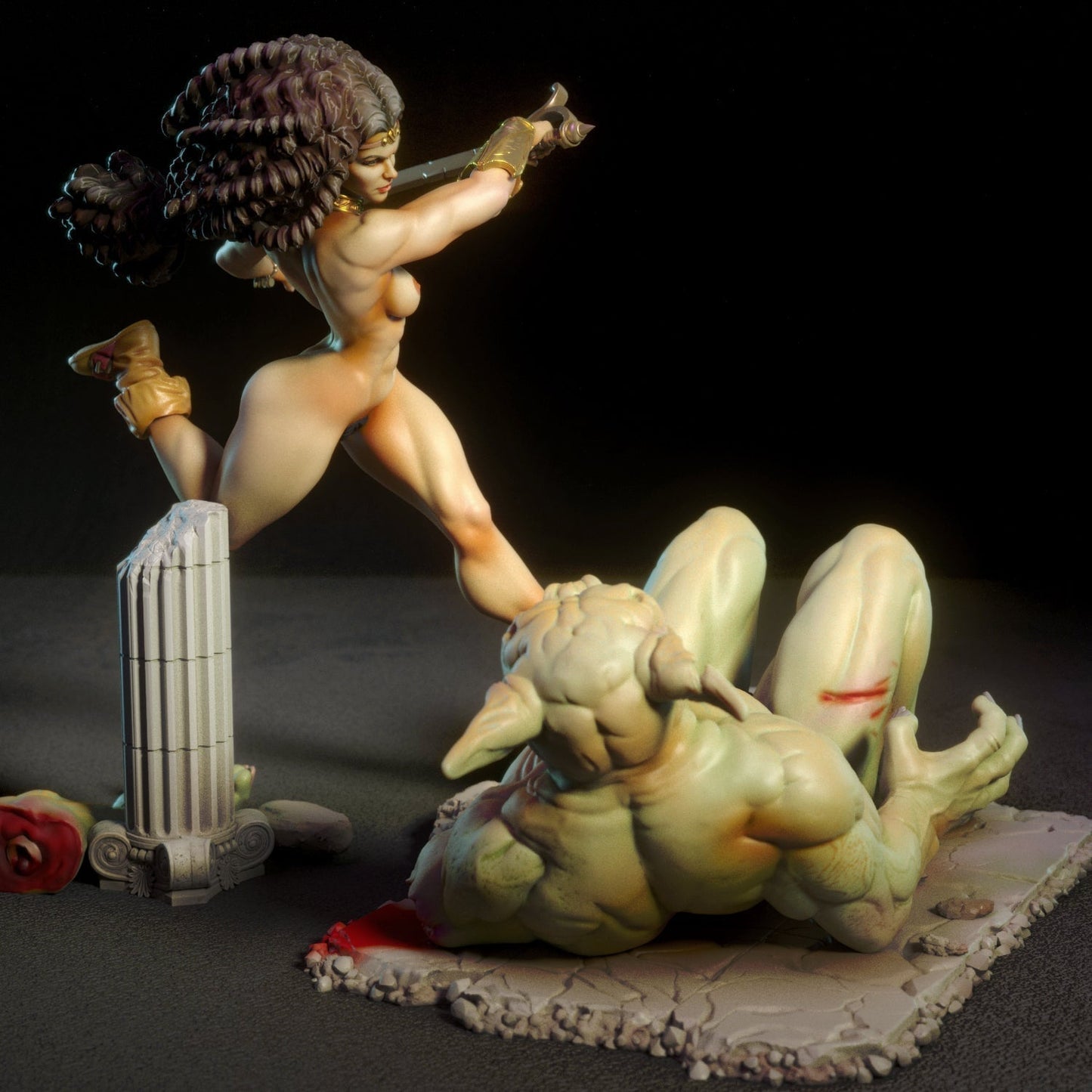 NSFW Marcela, pin-up Miniatures by Torrida - Ravenous Miniatures