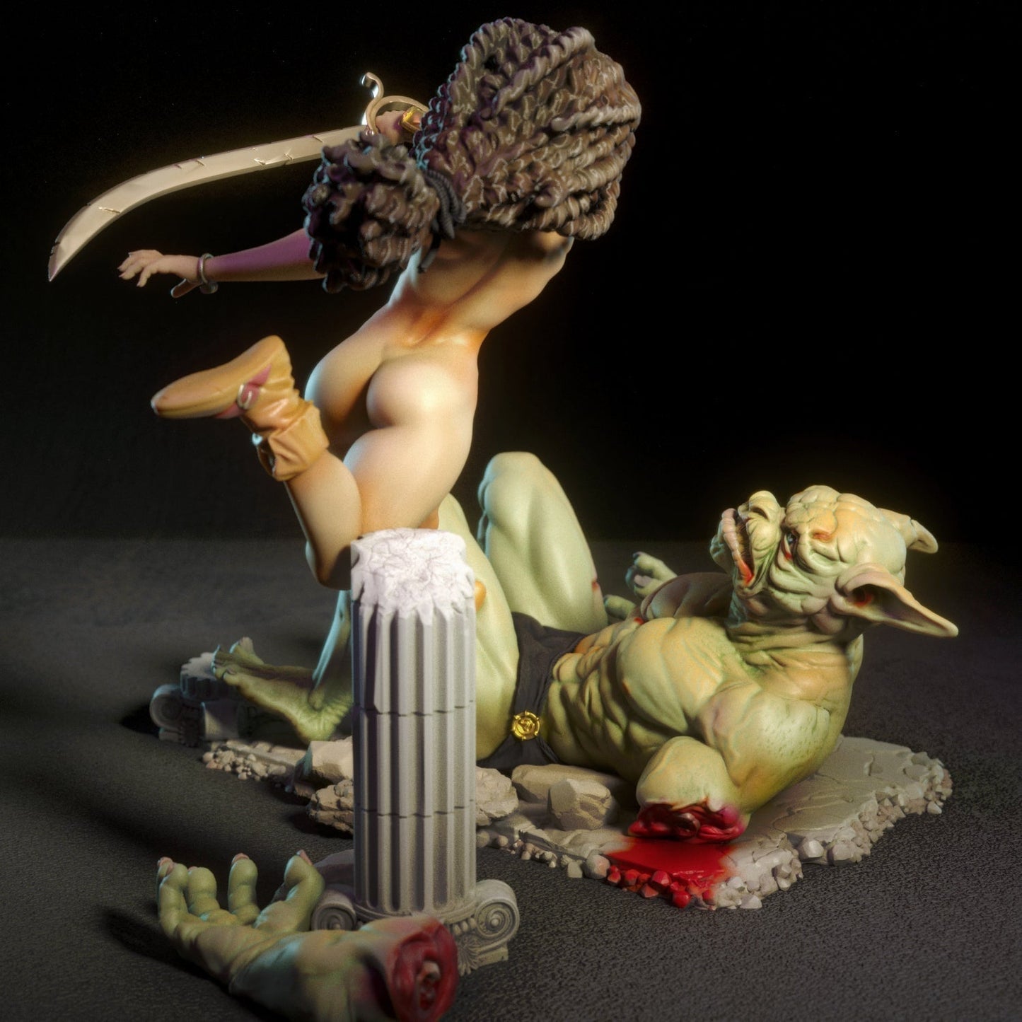 NSFW Marcela, pin-up Miniatures by Torrida - Ravenous Miniatures