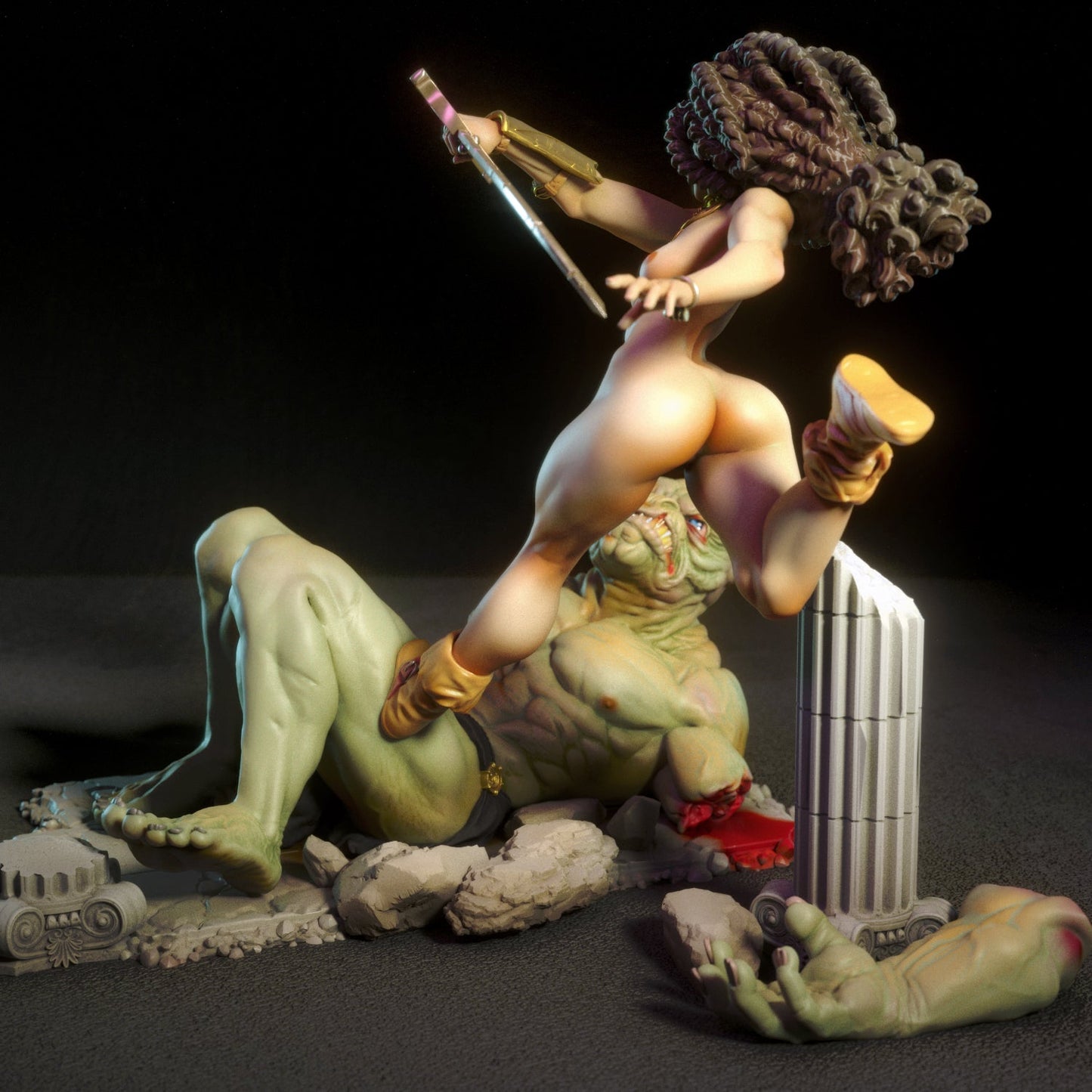 NSFW Marcela, pin-up Miniatures by Torrida - Ravenous Miniatures