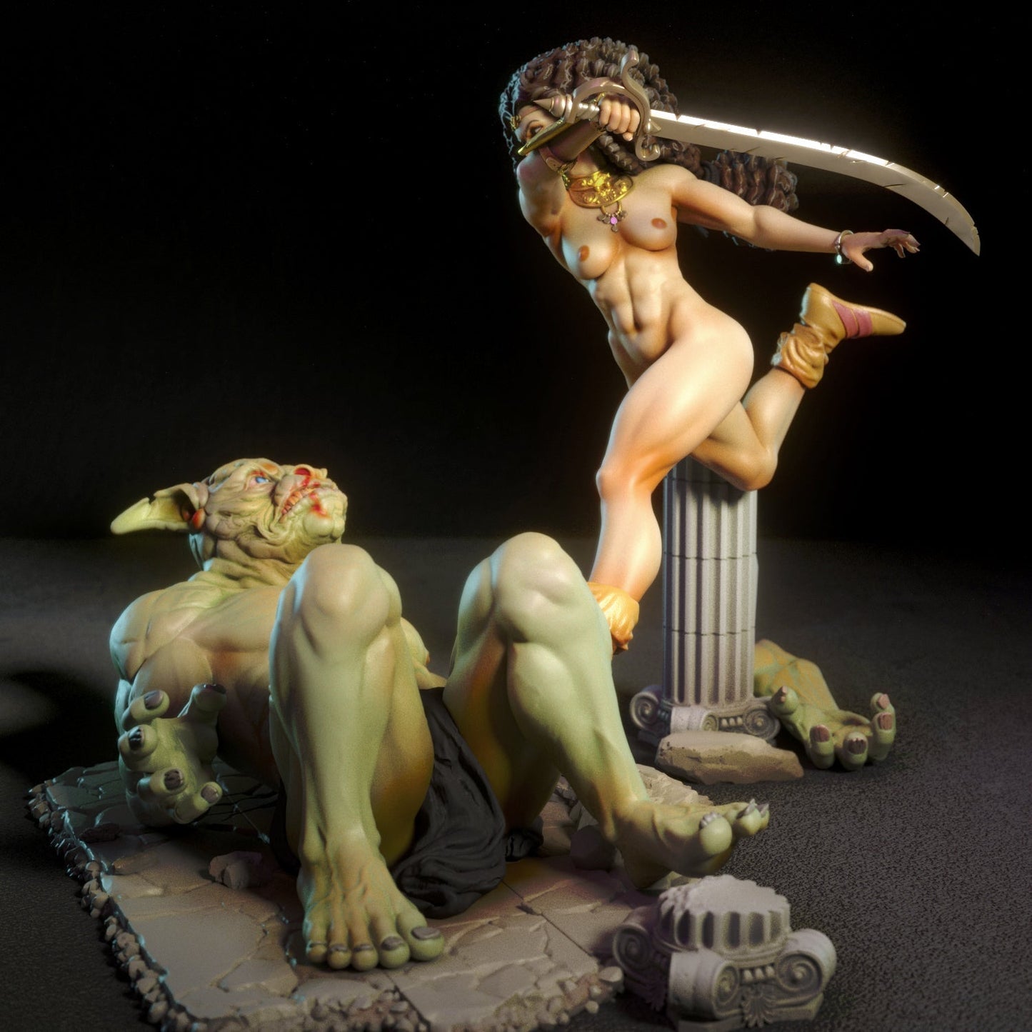 NSFW Marcela, pin-up Miniatures by Torrida - Ravenous Miniatures