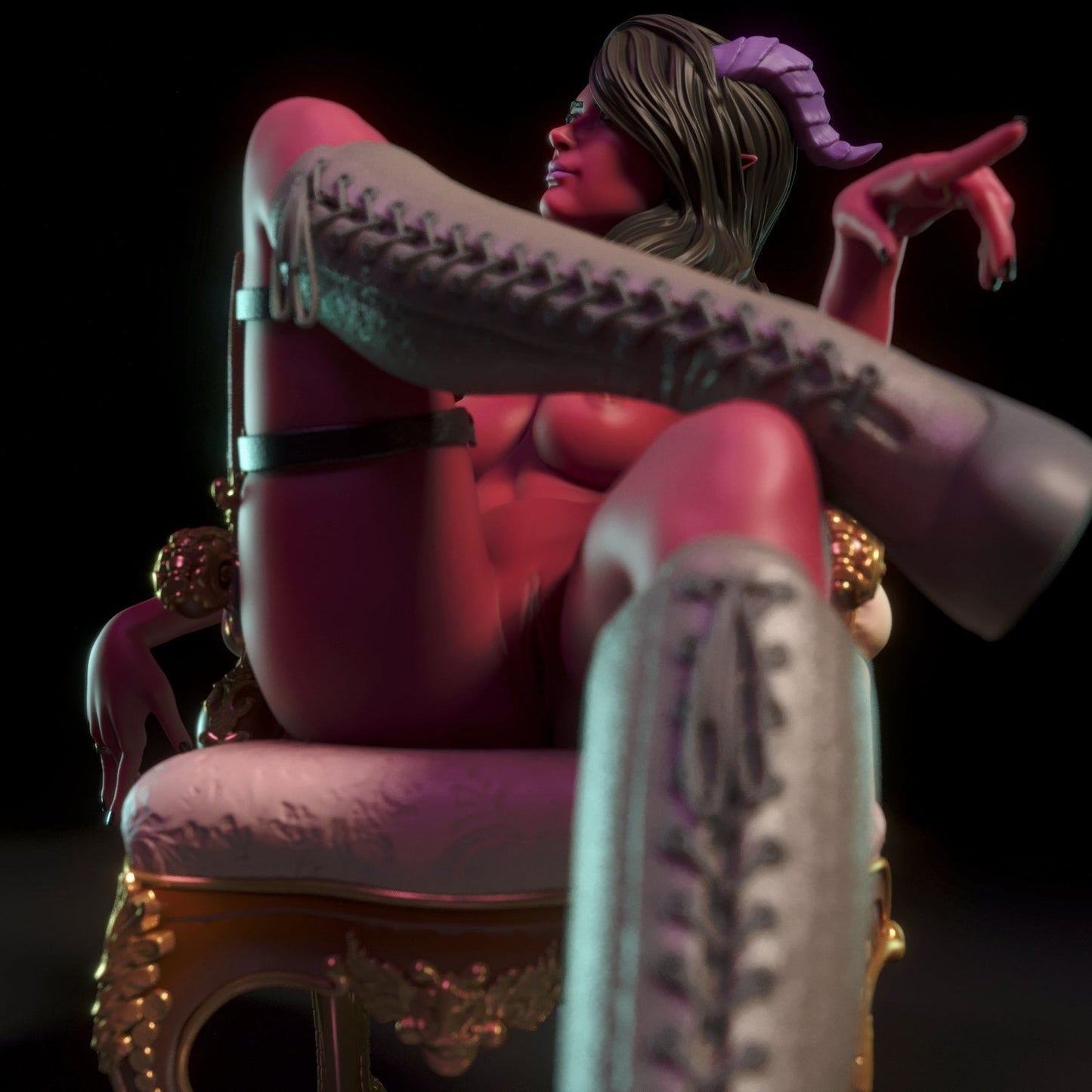 NSFW Orianna, Pin-up Miniatures by Torrida - Ravenous Miniatures