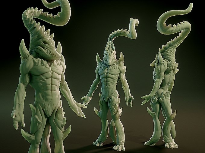 Nyarlathotep, Resin miniatures 11:56 (28mm / 34mm) scale - Ravenous Miniatures