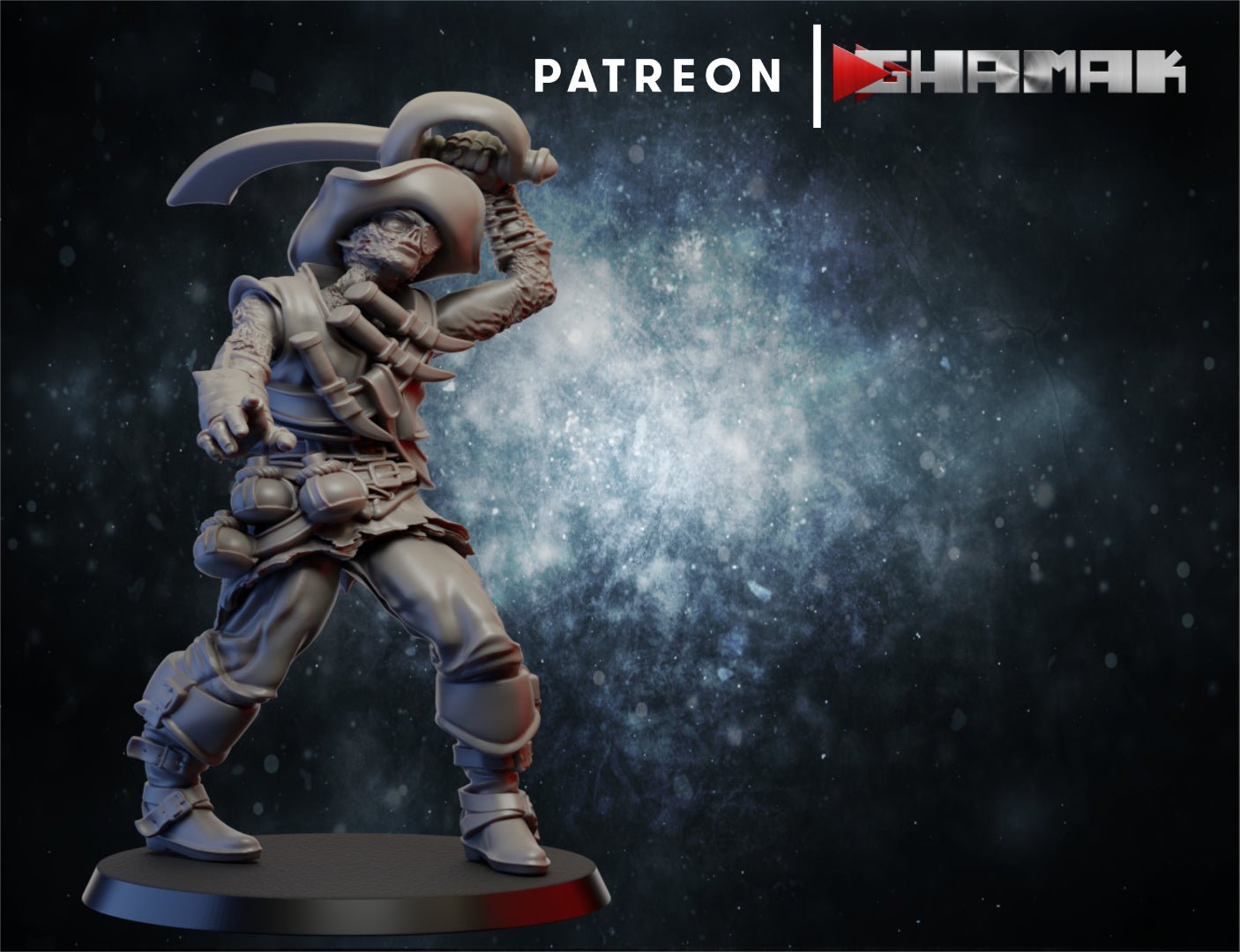 Pirate Zombies, Resin miniatures 11:56 (28mm / 32mm) scale - Ravenous Miniatures