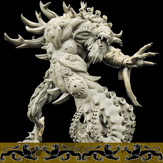 Pon'uglrit, Resin miniatures 11:56 (28mm / 34mm) scale - Ravenous Miniatures