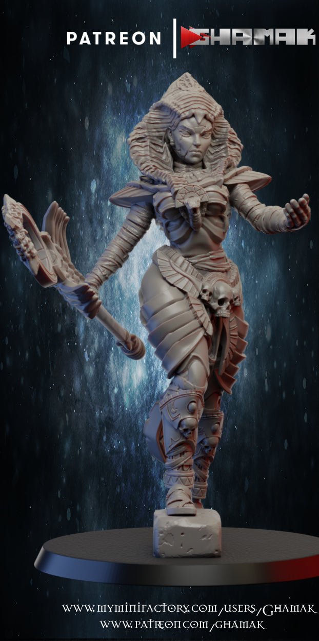 Priestess, Resin miniatures 11:56 (28mm / 32mm) scale - Ravenous Miniatures