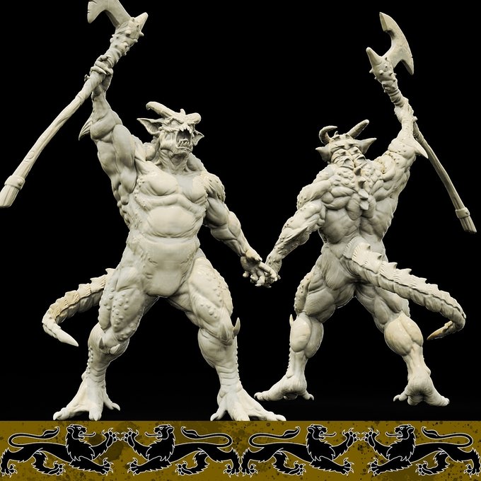 Quaskuma, Resin miniatures 11:56 (28mm / 34mm) scale - Ravenous Miniatures