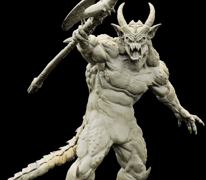 Quaskuma, Resin miniatures 11:56 (28mm / 34mm) scale - Ravenous Miniatures