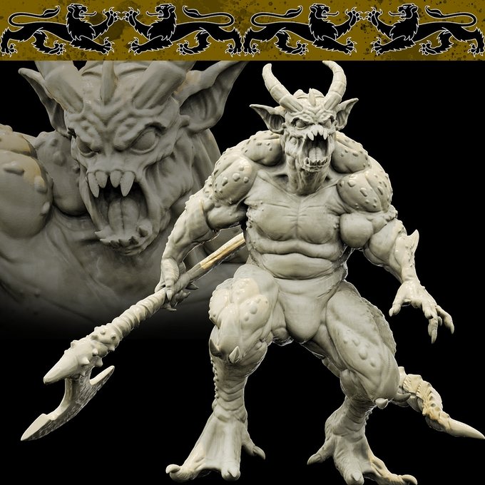 Quaskuma, Resin miniatures 11:56 (28mm / 34mm) scale - Ravenous Miniatures