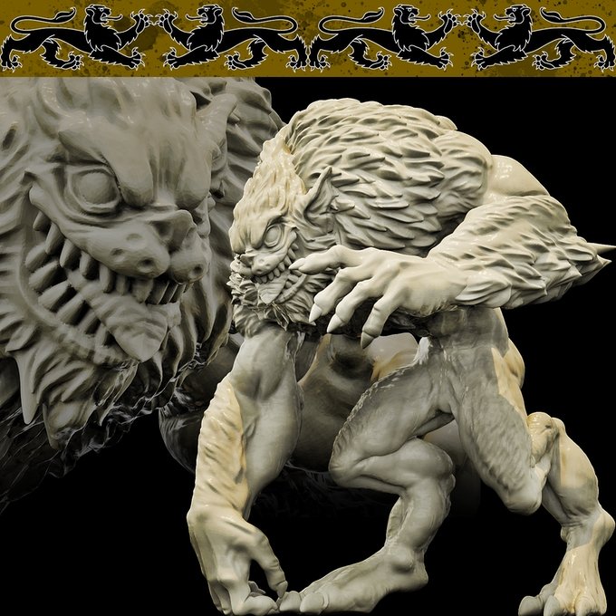 Quathar, Resin miniatures 11:56 (28mm / 34mm) scale - Ravenous Miniatures