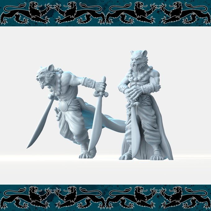 Rakshasa, Resin miniatures 11:56 (28mm / 32mm) scale - Ravenous Miniatures
